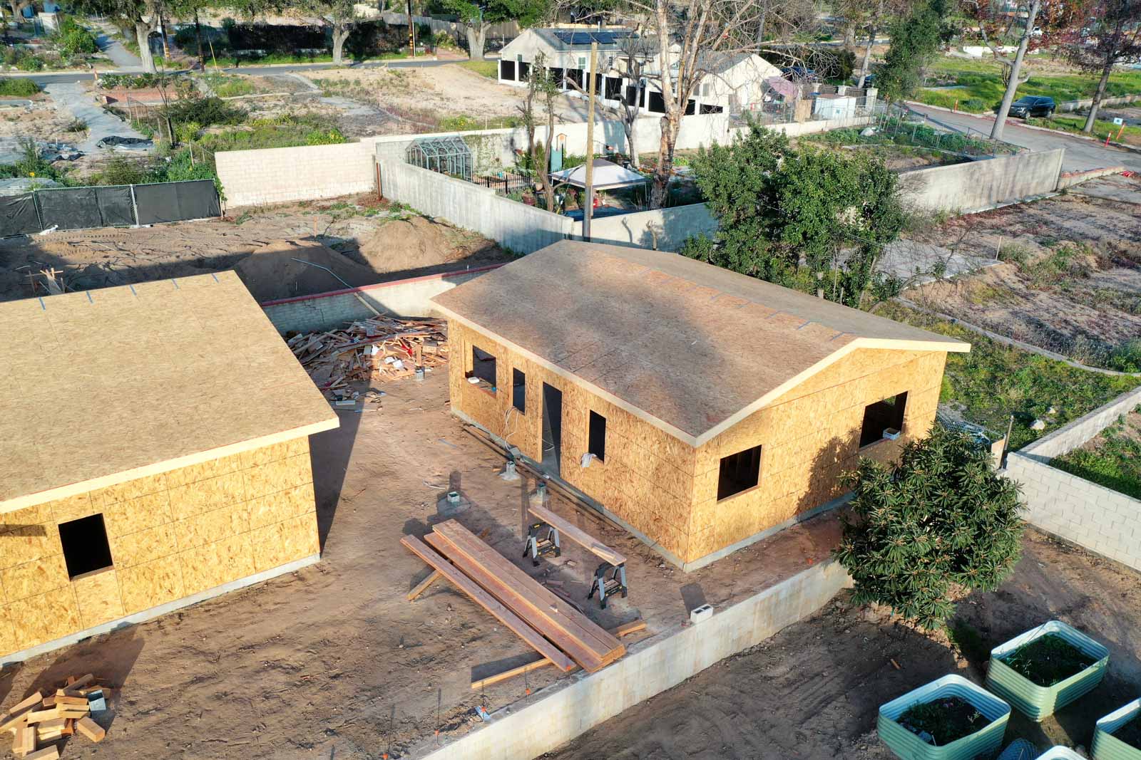 Altadena fire rebuild construction site - 1st Choice Development